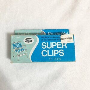 Vintage lawn chair replacement clips